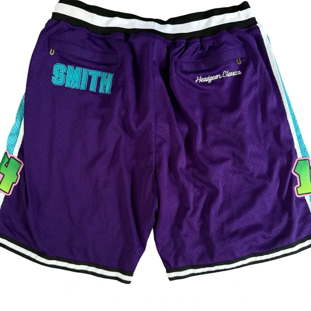 Men’s The Fresh Prince of Bel-Air Purple Logo Shorts Size 3XL. New with Tags! - Picture 7 of 13